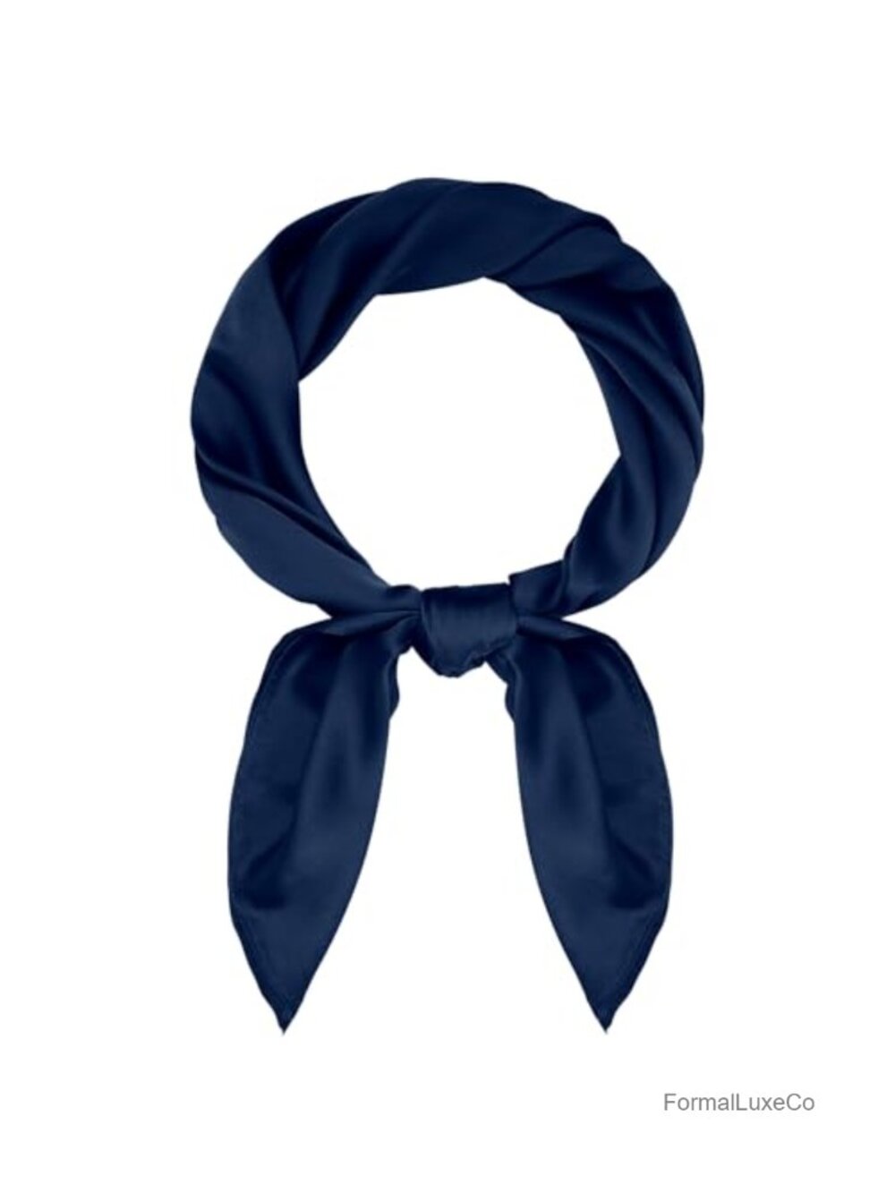 Satin Square Scarf Lightweight Silky Neck Scarf Hair Bandana 27.5"